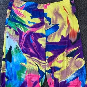 Colorful biker shorts